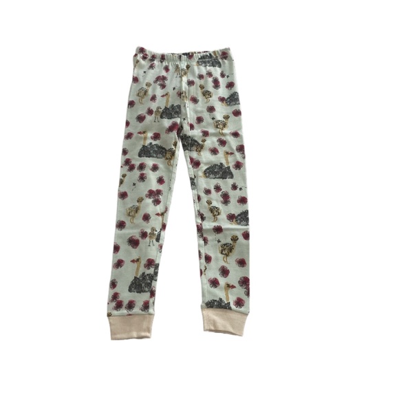 Burts Bees Kids 2 Mint Novelty Print Two Piece Set - Picture 3 of 4